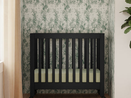 M6698B,Babyletto,Origami Mini Crib in Black Finish