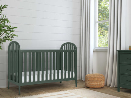 M23901FRGR,DaVinci,Beau 3-in-1 Convertible Crib in Forest Green