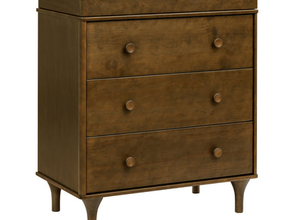 M9023NL,Babyletto,Lolly 3-Drawer Changer Dresser in Natural Walnut