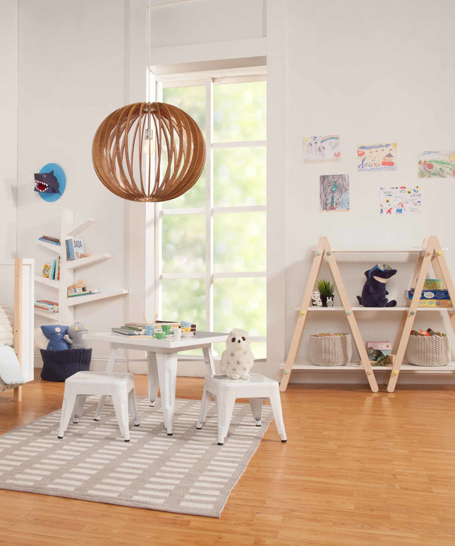 M10511WNX,Babyletto,Dottie Bookcase in White and Washed Natural Finish