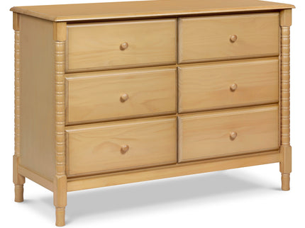 M7326HY,DaVinci,Jenny Lind Spindle 6-Drawer Dresser in Honey