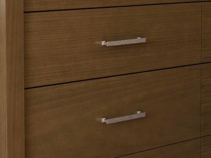 B26416LDF,Monogram by Namesake,Hemsted 6-Drawer Assembled Dresser in Walnut Driftwood