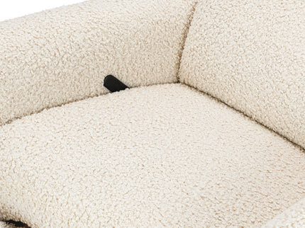 M30087AT,Babyletto,Rainbow Recliner and Swivel Glider in Almond Teddy Loop