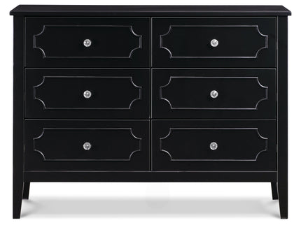 M11426E,DaVinci,Chloe Regency 6-Drawer Dresser in Ebony