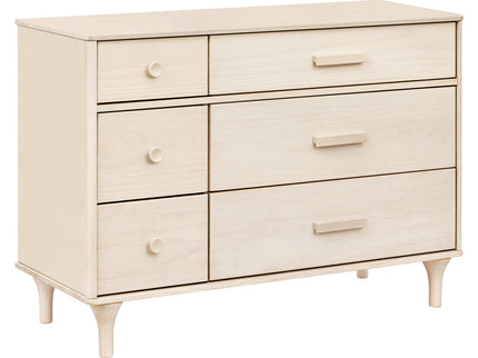 M9016NX,Babyletto,Lolly 6-Drawer Double Dresser  Assembled in Washed Natural