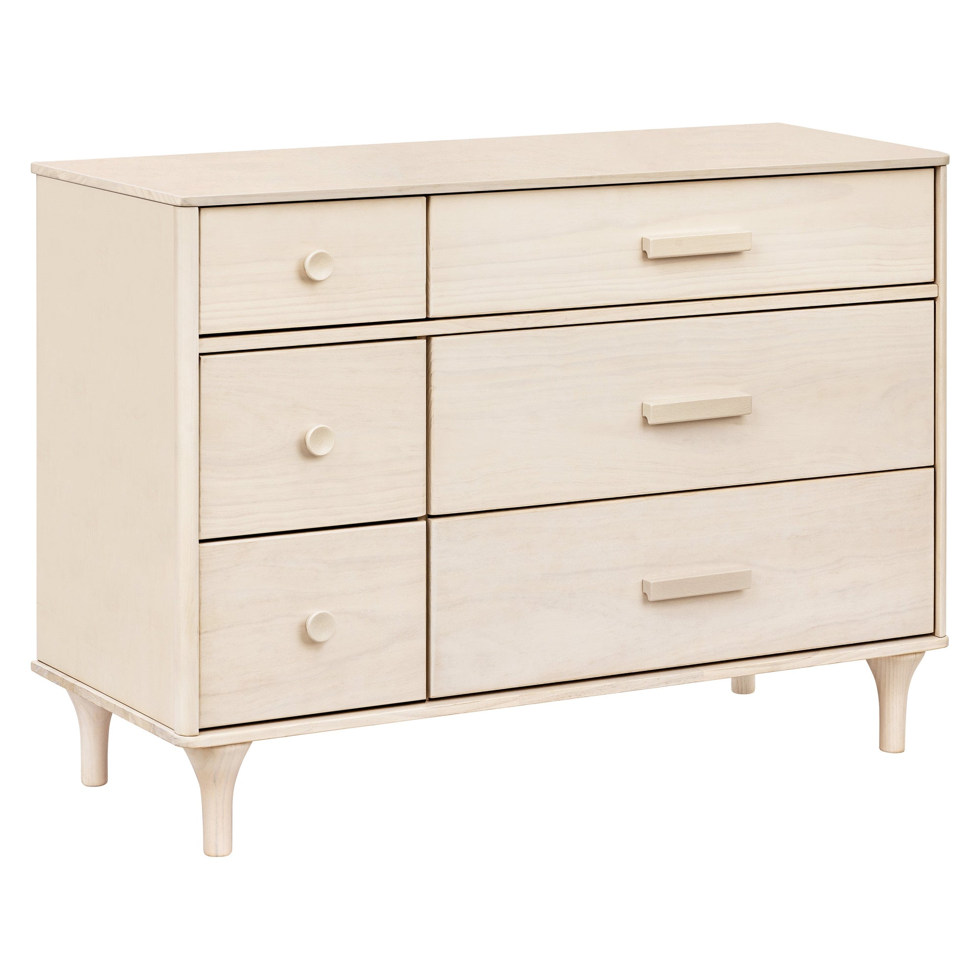 M9016NX,Babyletto,Lolly 6-Drawer Double Dresser  Assembled in Washed Natural