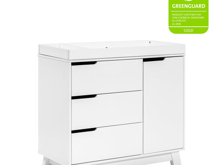 M4223W,Babyletto,Hudson 3-Drawer Changer Dresser w/Removable Changing Tray in White