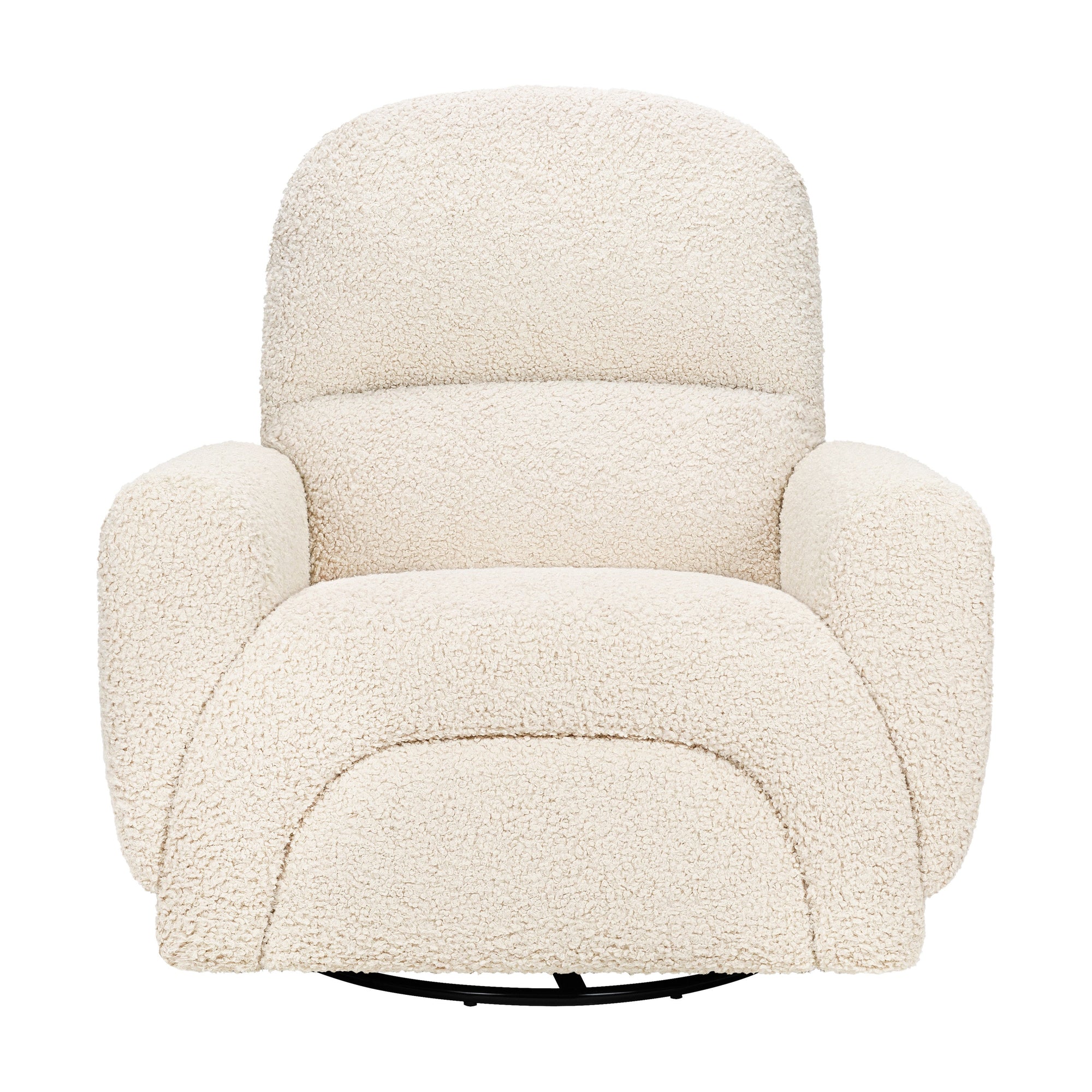 M30087AT,Babyletto,Rainbow Recliner and Swivel Glider in Almond Teddy Loop
