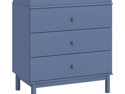 M12923CVB,Babyletto,Gelato 3-Drawer Changer Dresser w/Removable Changing Tray in Cove Blue