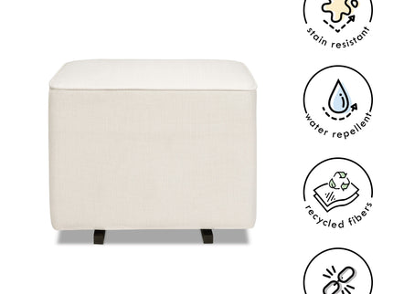 M13985PCM,DaVinci,Davinci Universal Gliding Ottoman in Performance Cream Linen