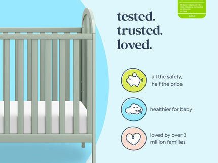 M23901LS,DaVinci,Beau 3-in-1 Convertible Crib in Light Sage