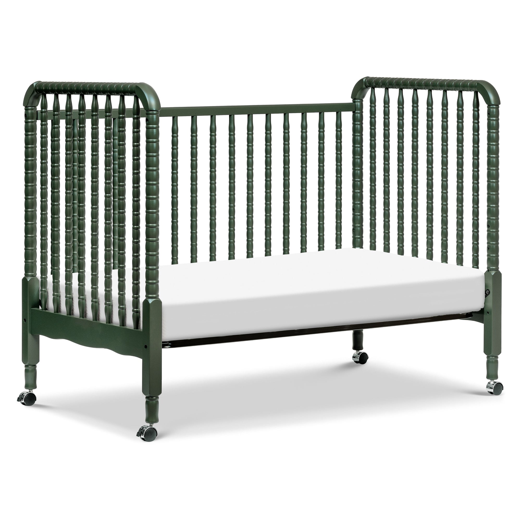 M7391FRGR,DaVinci,Jenny Lind Stationary Crib in Forest Green