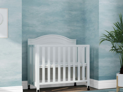 M12898W,DaVinci,Charlie Folding Portable 3-in-1 Mini Crib in White