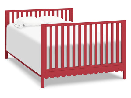 M27801TRD,DaVinci,Sammy Scallop 4-in-1 Convertible Crib in Strawberry Red