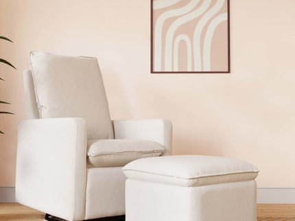 M20985PCMEW,Babyletto,Cali Storage Ottoman in Performance Cream Eco-Weave