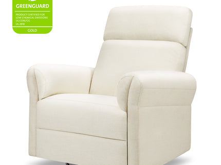 M24386VN,DaVinci,Suzy Flex Swivel Recliner w/ Adj. Arms & Headrest in Vanilla