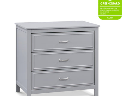 M12823G,DaVinci,Charlie 3-Drawer Dresser in Grey