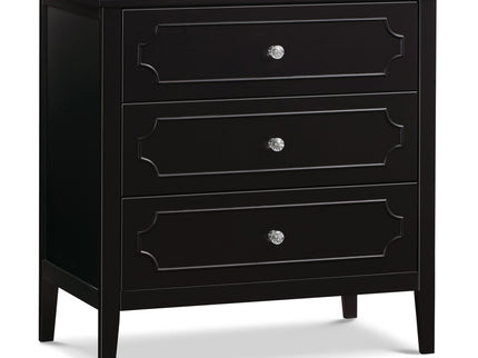 M11423E,DaVinci,Chloe Regency 3-Drawer Dresser in Ebony