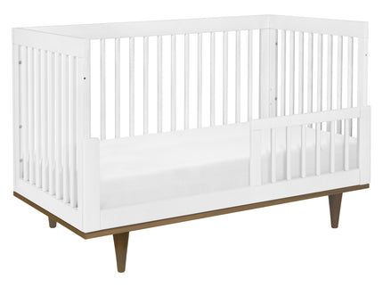 W4901WL,DaVinci,Marley 3-In-1 Convertible Crib in White Finish and Walnut Legs