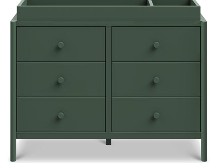 M25126FRGR,DaVinci,Birdie 6-Drawer Dresser in Forest Green