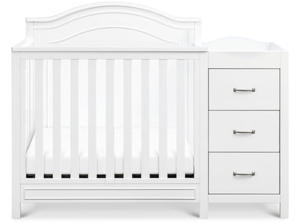 M12881W,DaVinci,Charlie 4-in-1 Convertible Mini Crib & Changer in White