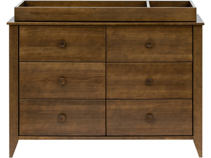 M10326NL,Babyletto,Sprout 6-Drawer Double Dresser in Natural Walnut