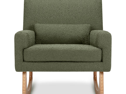1085OBL,Nursery Works,Sleepytime Rocker in Olive Boucle w/Light Legs