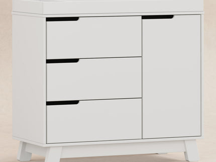 M4223W,Babyletto,Hudson 3-Drawer Changer Dresser w/Removable Changing Tray in White