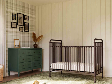 B15501UR,Namesake,Abigail 3-in-1 Convertible Crib in Vintage Iron
