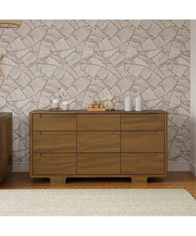M23428NL,Babyletto,Yuzu 9-Drawer Dresser  Assembled in Natural Walnut
