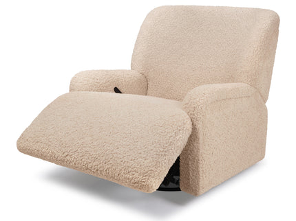 M27687CSG,Namesake,Winslow Extra Wide Recliner and Swivel Glider in Chai Shearling