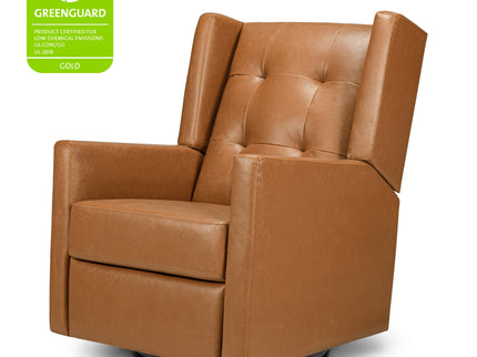 M21287VTL,DaVinci,Maddox recliner and swivel glider in Vegan Tan Leather