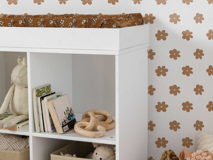 M22511W,DaVinci,Otto Convertible Changing Table and Cubby Bookcase in White