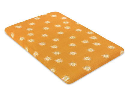 T26934,Babyletto,Golden Hour Muslin All-Stages Bassinet Sheet in GOTS Certified Organic Cotton