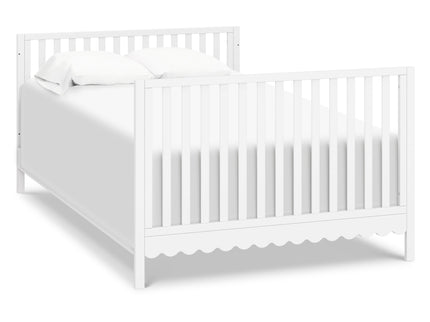 M27801W,DaVinci,Sammy Scallop 4-in-1 Convertible Crib in White