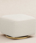 Ivory Boucle with Gold Base