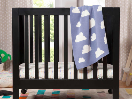 M6698B,Babyletto,Origami Mini Crib in Black Finish