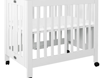M6698W,Babyletto,Origami Mini Crib in White Finish