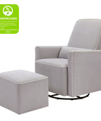 Grey with Cream Piping