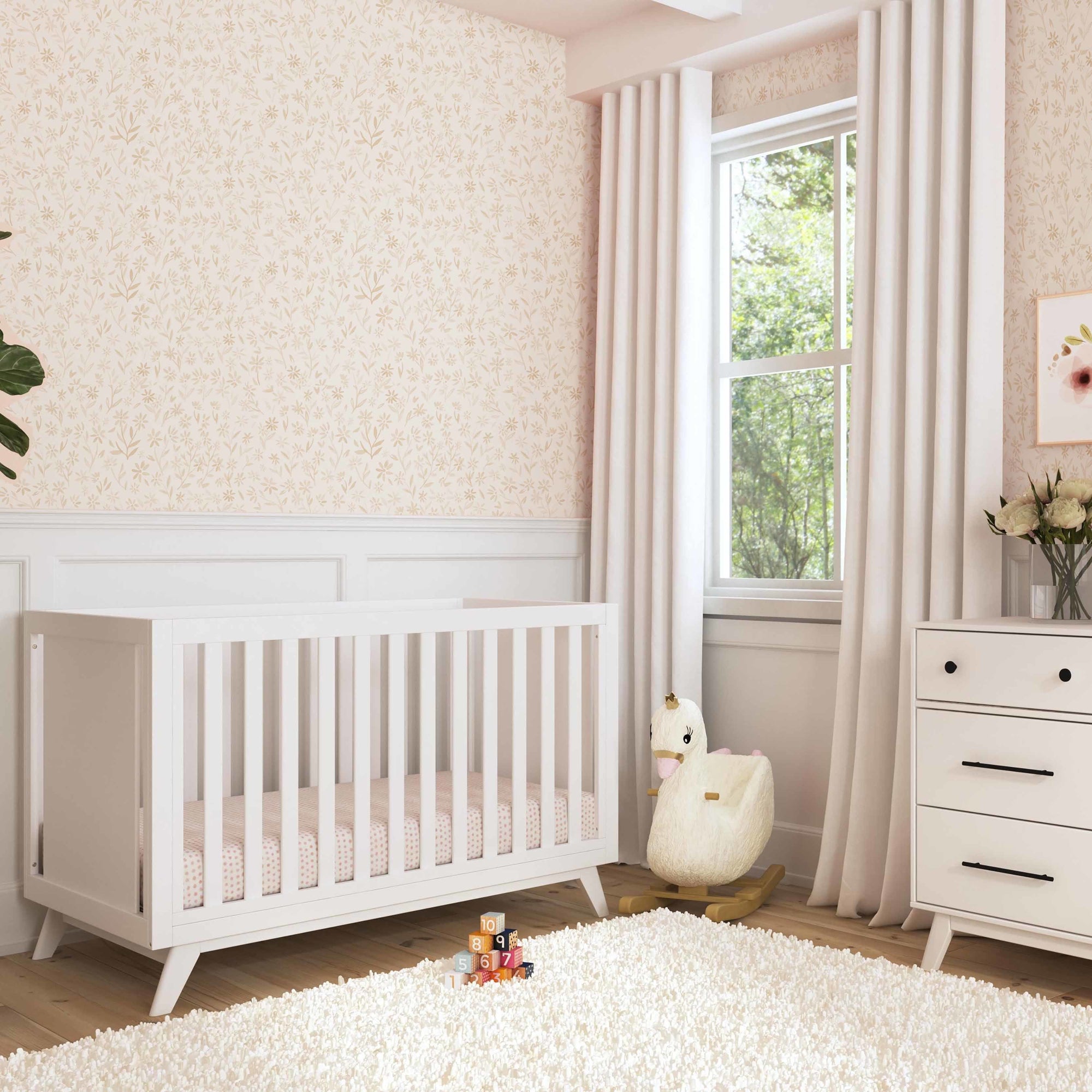 M22501W,DaVinci,Otto 3-in-1 Convertible Crib in White