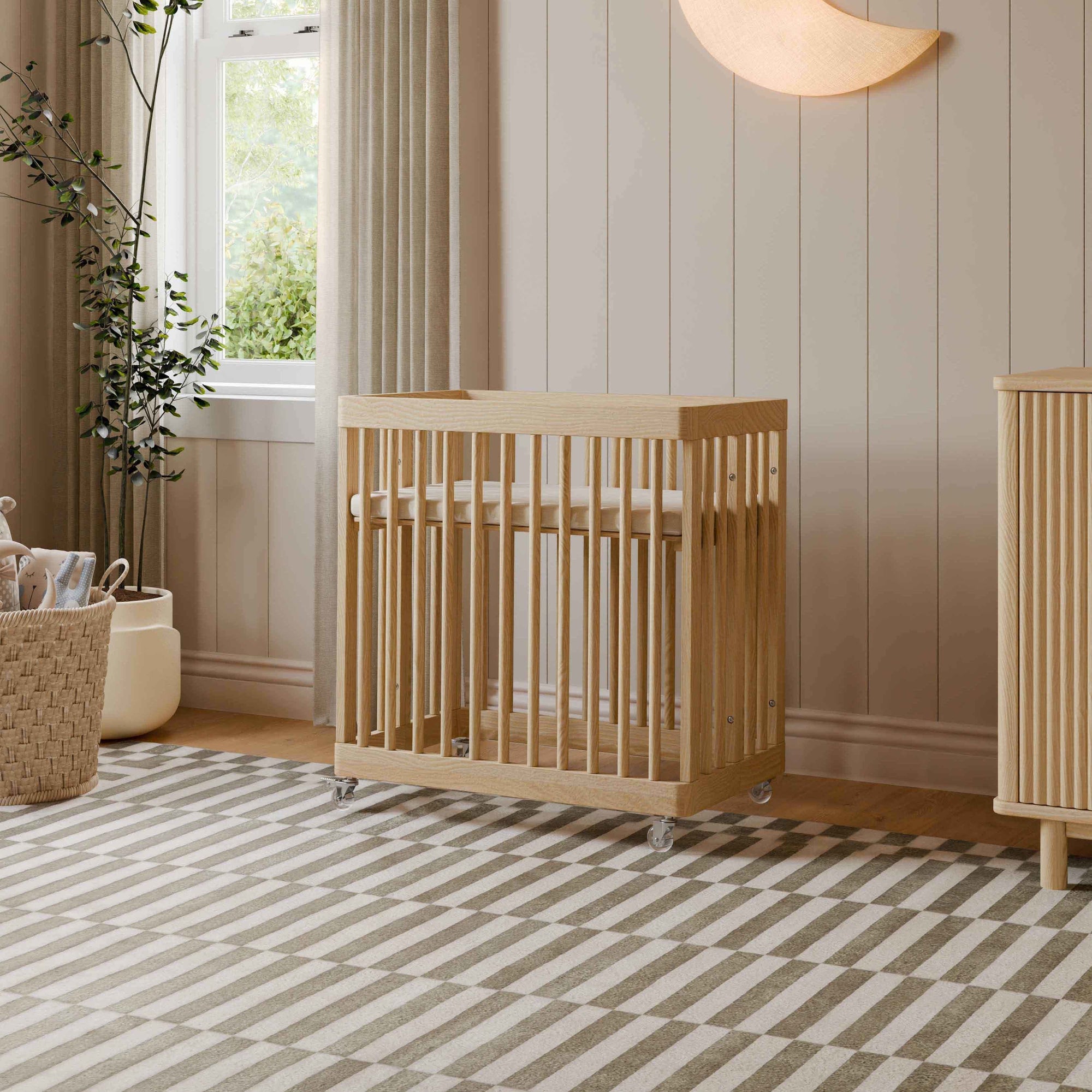 M29880BD,Babyletto,Pogo 8-in-1 Convertible Crib w/All-Stages Conversion Kits in Blonde