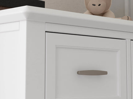 B14427RW,Monogram by Namesake,Beckett Chifforobe in Warm White