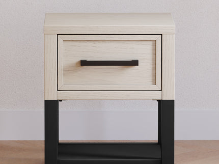 B25860WDF,Monogram by Namesake,Newbern Nightstand  Assembled in White Driftwood