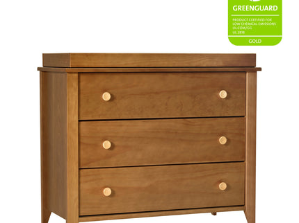 M10323CTN,Babyletto,Sprout 3-Drawer Changer Dresser in Chestnut and Natural Finish