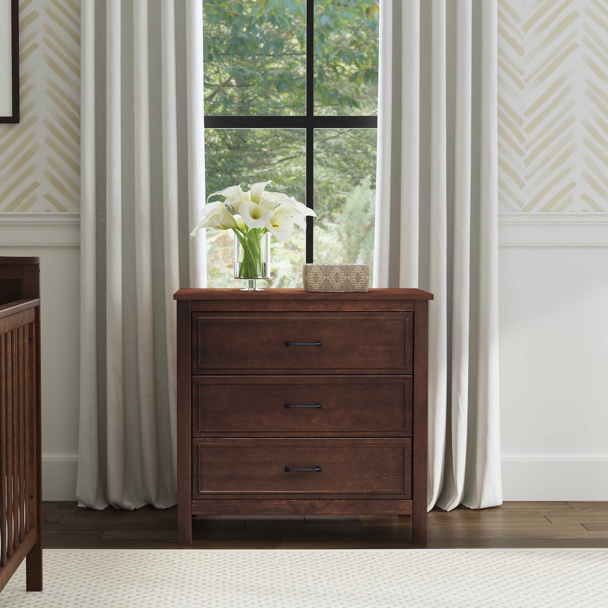 M12823Q,DaVinci,Charlie 3-Drawer Dresser in Espresso