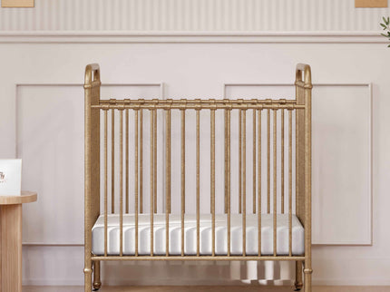 M15598VG,Namesake,Abigail 3-in-1 Convertible Mini Crib in Vintage Gold