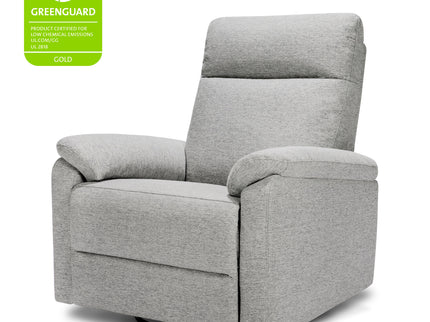 M24388FTG,DaVinci,Suzy Electronic Swivel Recliner in Frost Grey