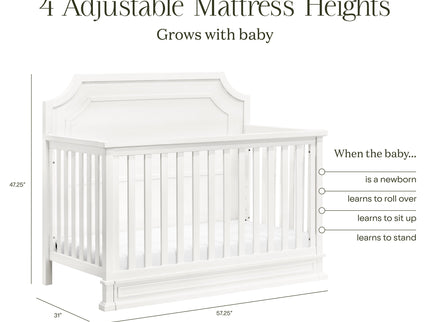 M10701RW,Namesake,Emma Regency 4-in-1 Convertible Crib in Warm White