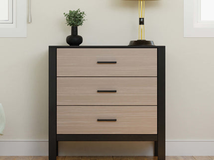 F23223ECWD,Carter's,Radley 3-Drawer Dresser in Ebony & Coastwood