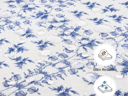 M21785BLT,Namesake,Sarah Flint x Namesake Crawford Gliding Ottoman in Blue Lattice Performance Eco-Weave